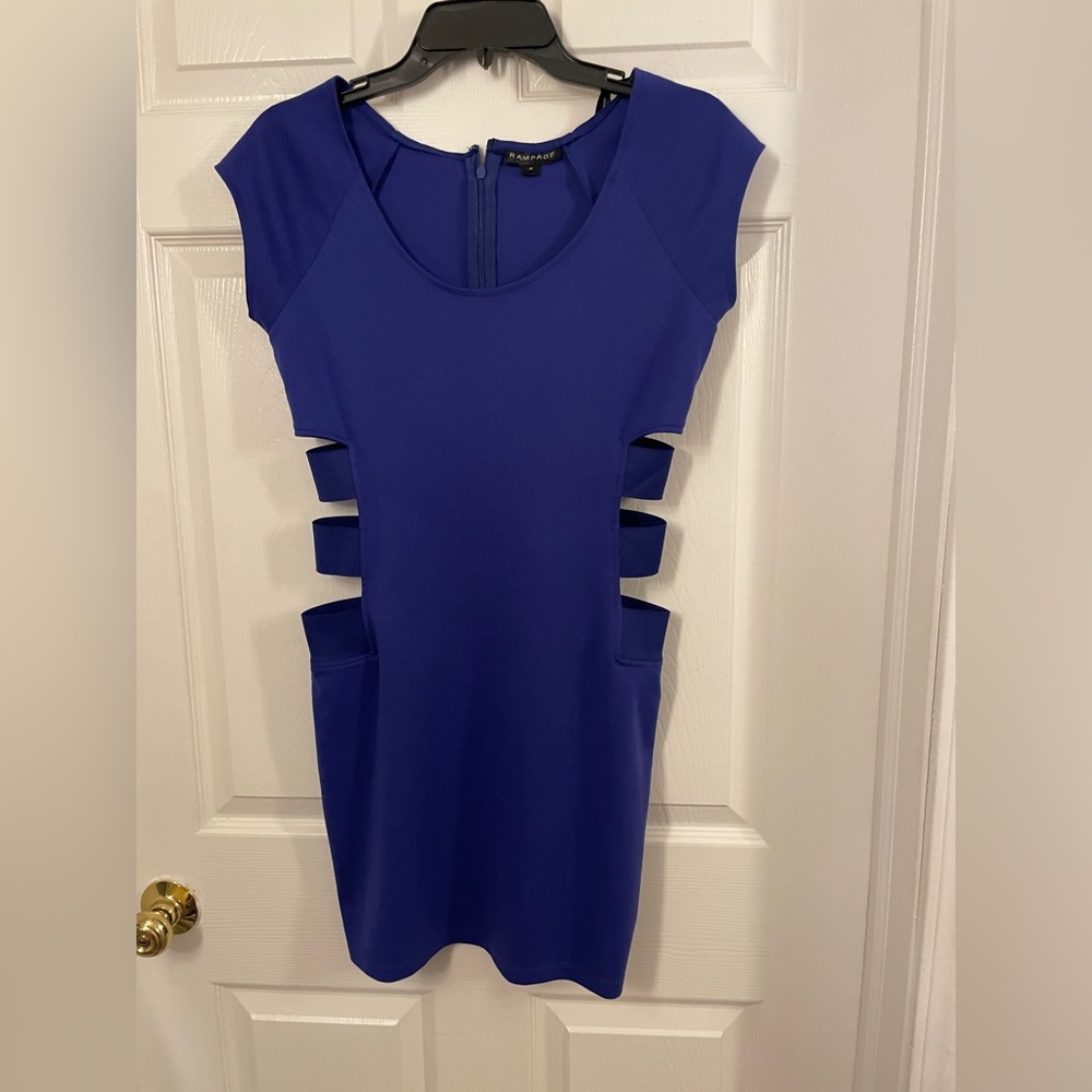 Rampage Purple Mini Dress. Size Medium.